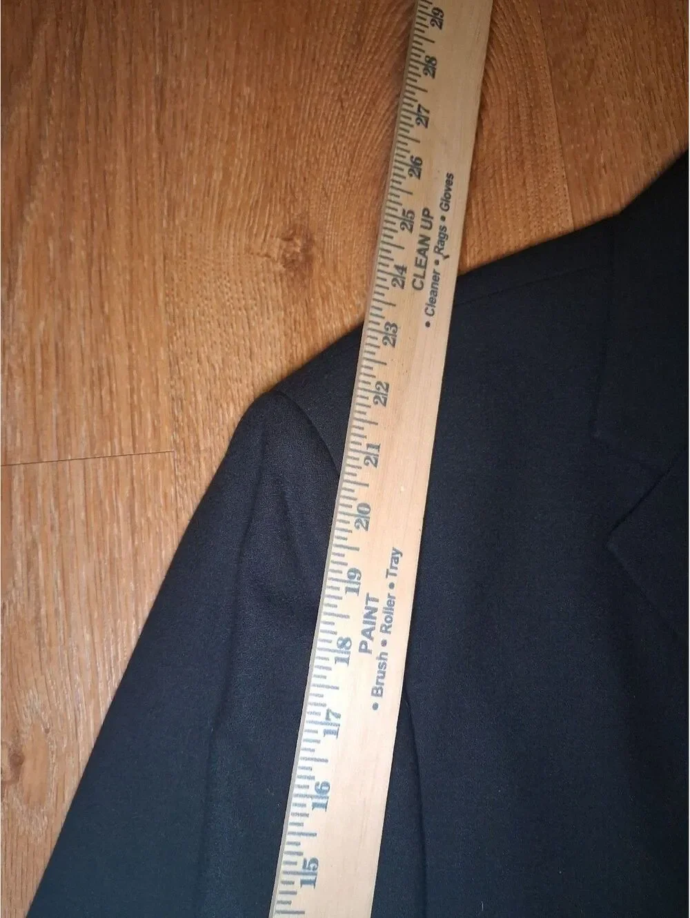 Givenchy Suit Jacket Sport Coat 48R Black 100% Worsted Wool
